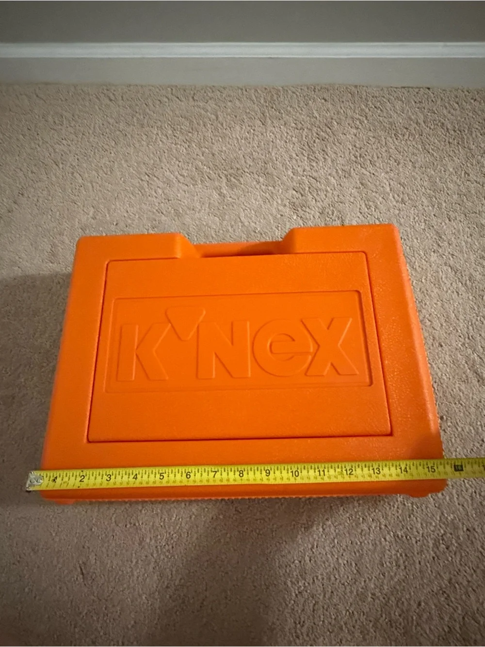 Vintage K’NEX | Orange Carrying Case with Assorted Instruction Booklets